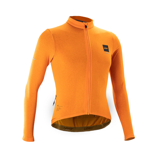 Shirt LEATT MTB ENDURANCE 4.0 Lange Mouwen Dames Oranje
