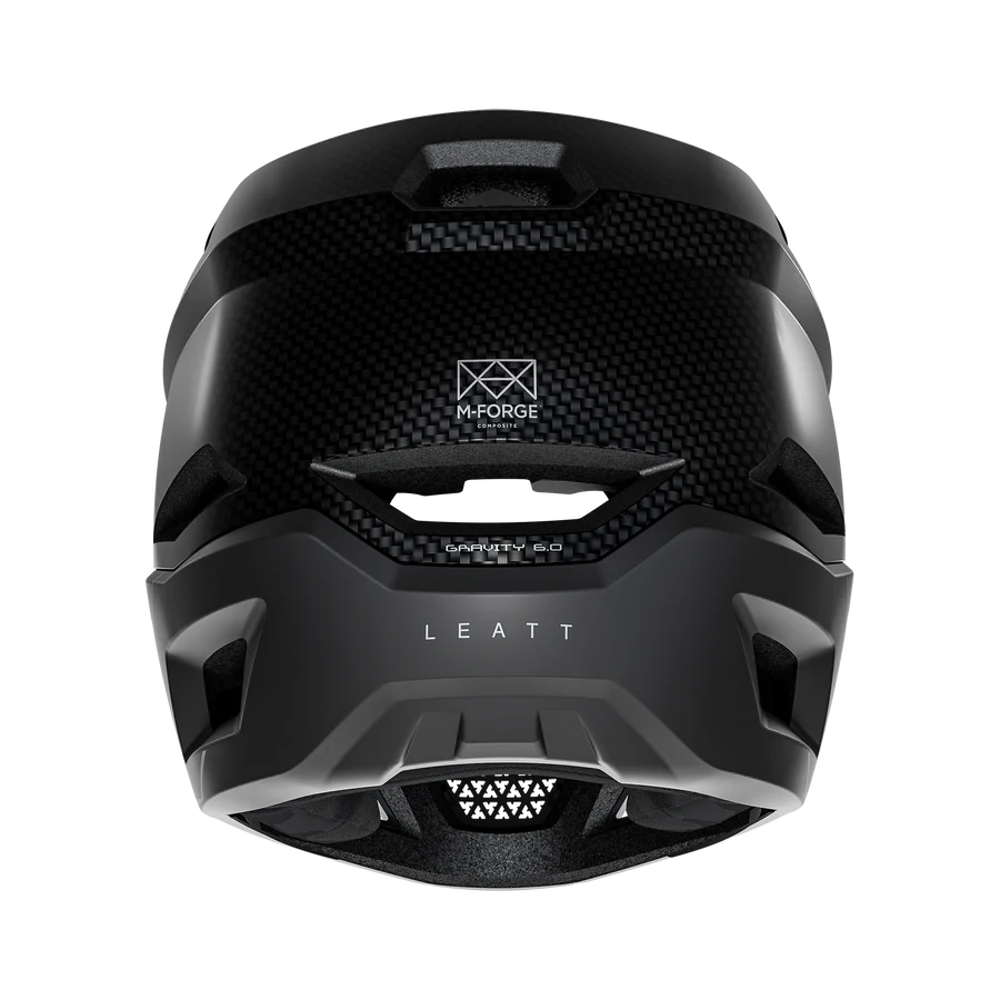 LEATT GRAVITY 6.0 CARBON STEALTH MTB-helm Zwart/Grijs