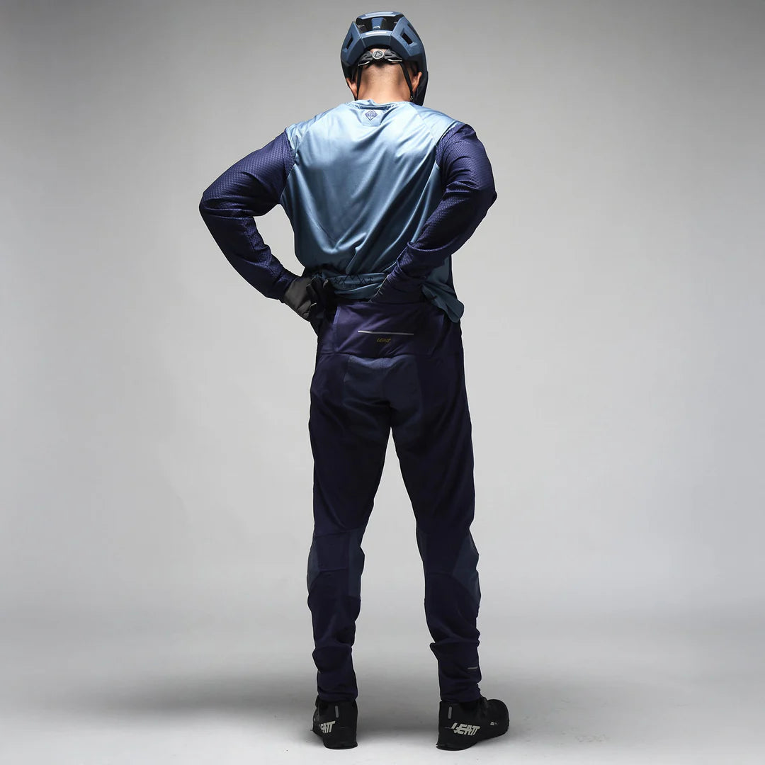 LEATT MTB Trail 3.0 Lange Mouw Trui Blauw