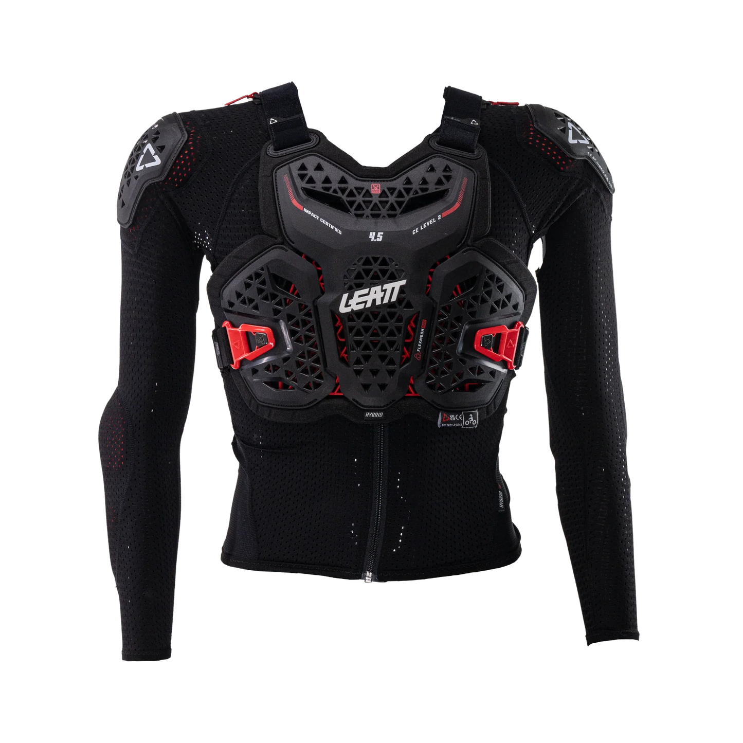 LEATT 4.5 HYBRID Junior Beschermingsvest Zwart