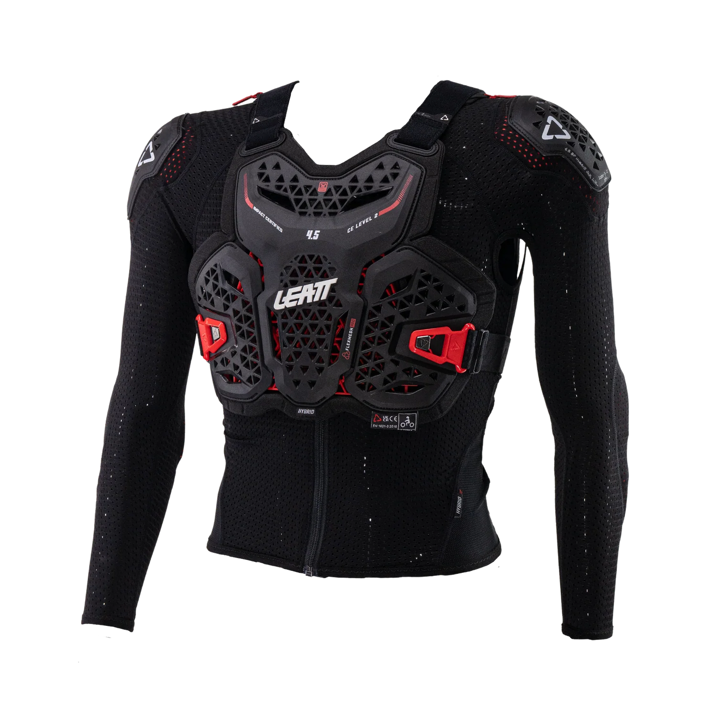 LEATT 4.5 HYBRID Junior Beschermingsvest Zwart