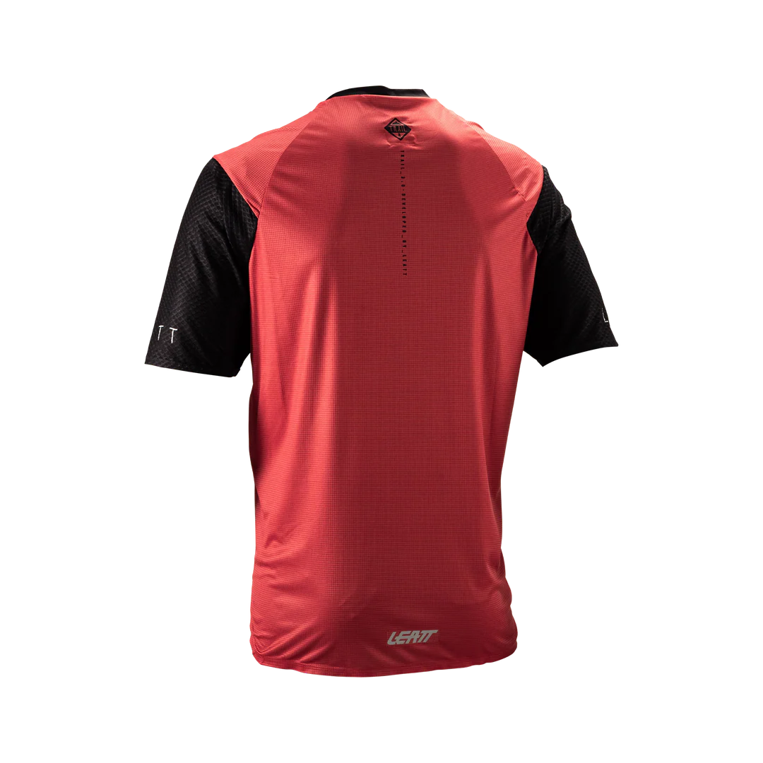 LEATT MTB Trail 3.0 Korte Mouw Trui Rood
