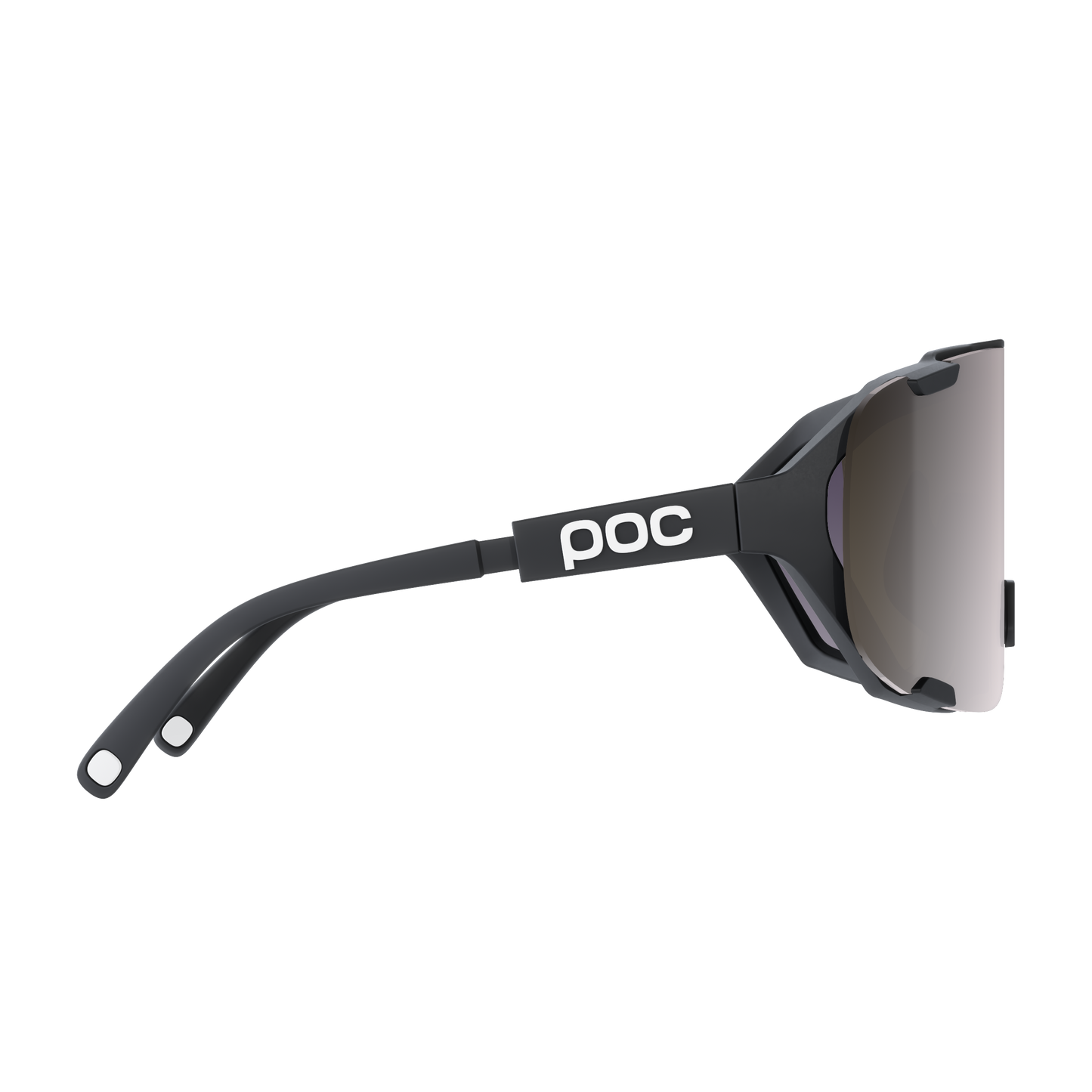 POC DEVOUR MID Bril Black Clarity Road Sunny Silver Lens