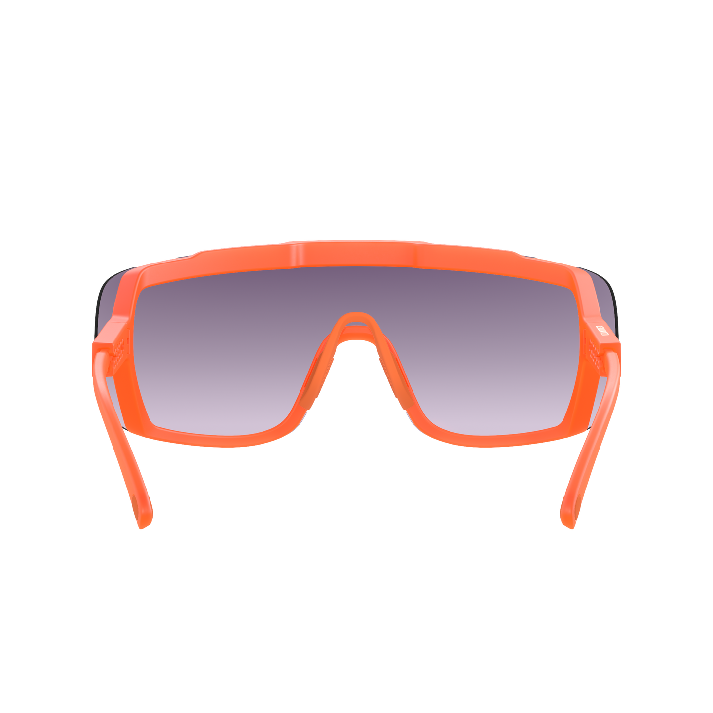 POC DEVOUR MID doorschijnend fluorescerend oranje helderheid weg deels zonnig goud bril