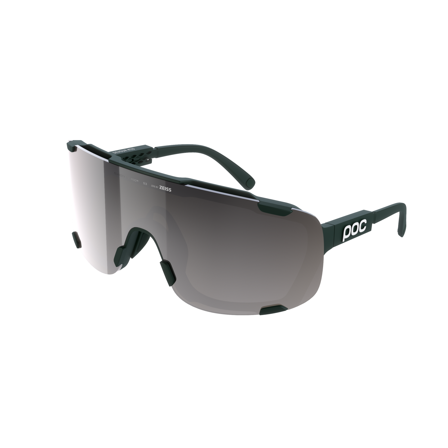 POC DEVOUR MID Khaki Bril Clarity Road /Sunny Silver Lens