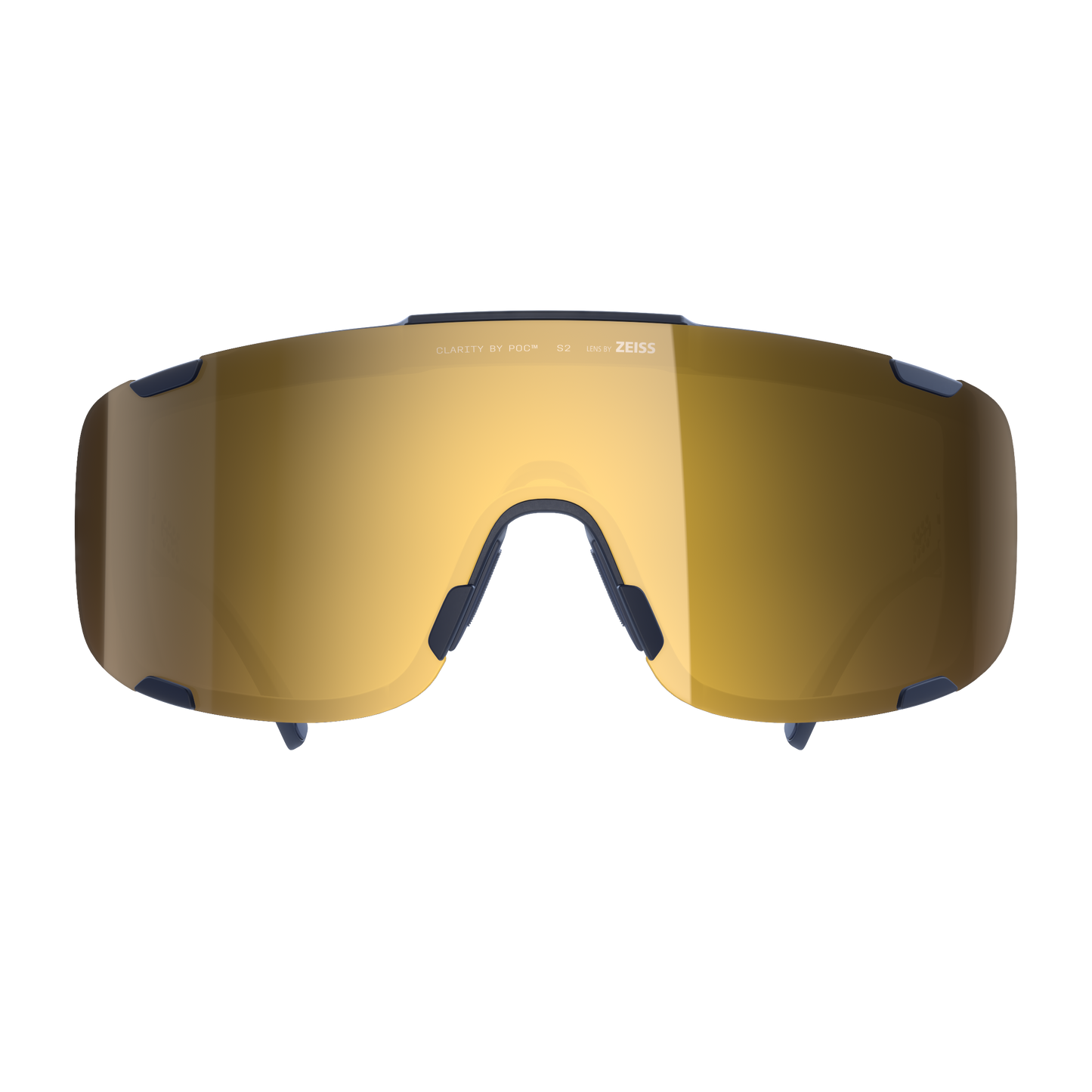 POC DEVOUR MID Zonnebril Marine Clarity Road Deels zonnig Goudglas