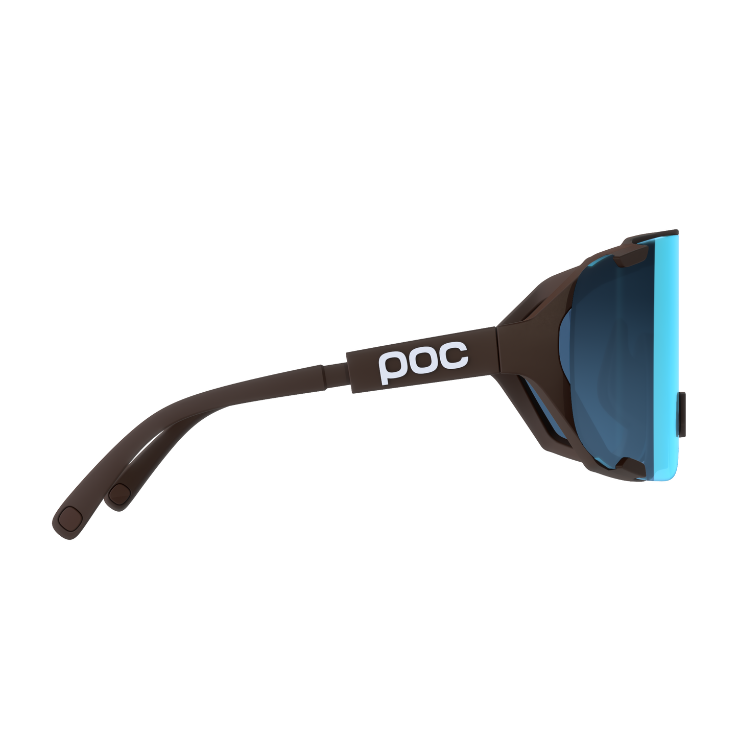 POC DEVOUR MID Zonnebril Bruin Helderheid Universeel Zonnig Turquoise Brillenglas