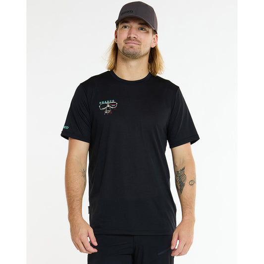 DHARCO EDDIE Korte Mouw TECH TEE Jersey Zwart