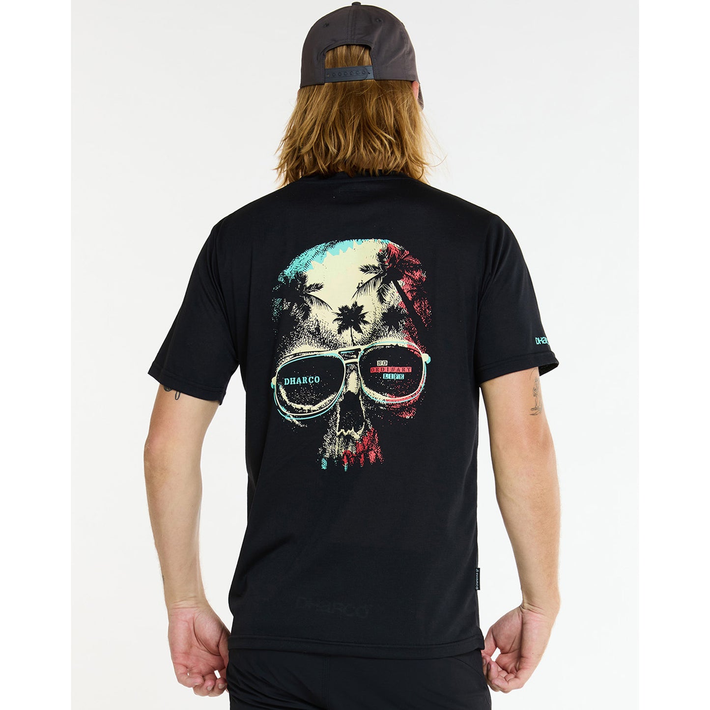 DHARCO EDDIE Korte Mouw TECH TEE Jersey Zwart