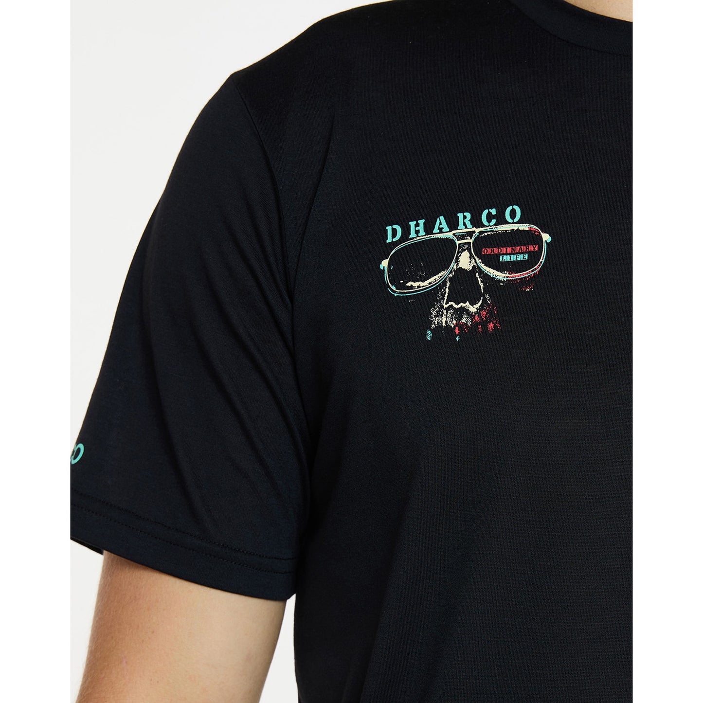 DHARCO EDDIE Korte Mouw TECH TEE Jersey Zwart