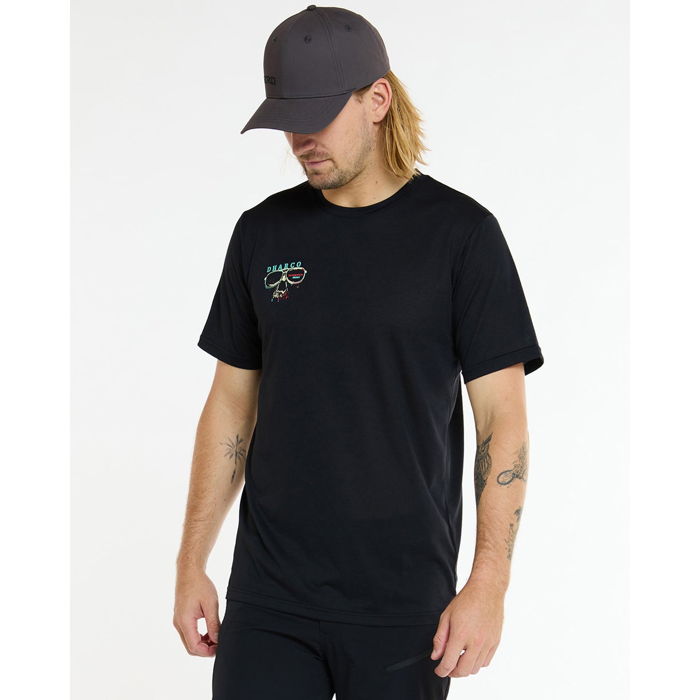 DHARCO EDDIE Korte Mouw TECH TEE Jersey Zwart