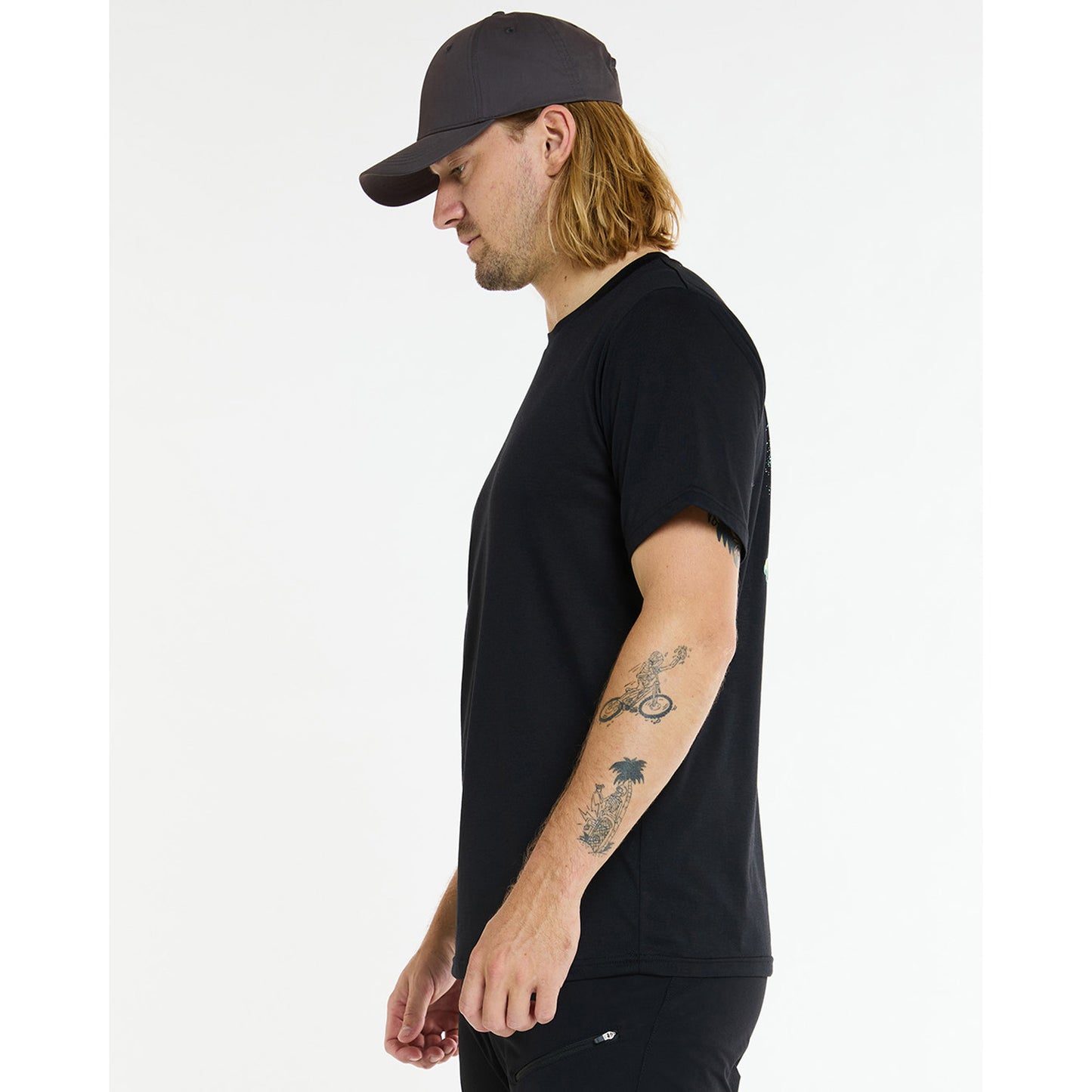 DHARCO EDDIE Korte Mouw TECH TEE Jersey Zwart