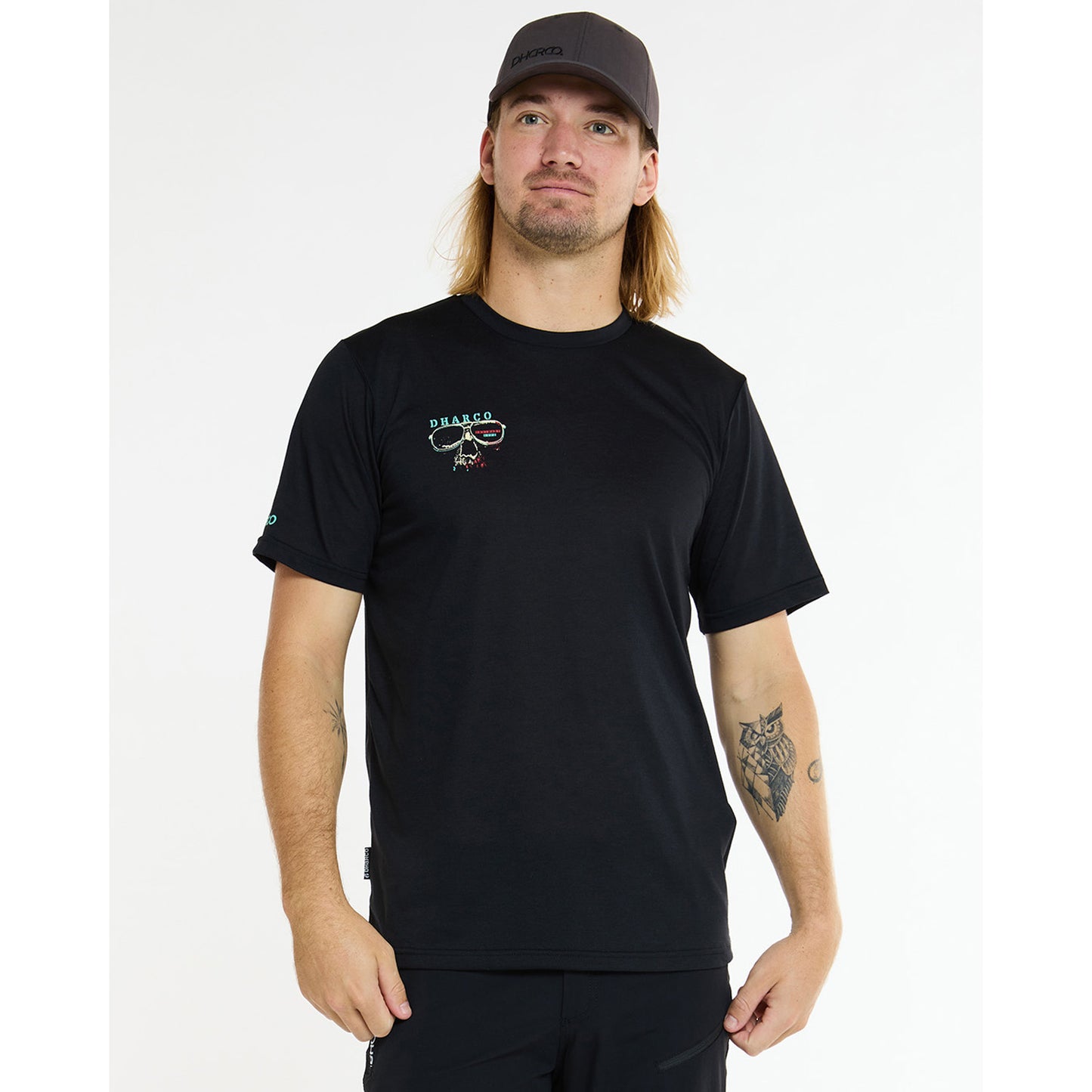 DHARCO EDDIE Korte Mouw TECH TEE Jersey Zwart