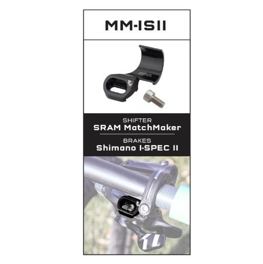 WOLF TOOTH ShiftMount MM-ISII SRAM MatchMaker X Shifter montageadapter > Shimano I-SPEC II rem