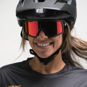 LEATT MADVIZ ONE Bril Zwart/Wit IRIZ Rood 15 VLT