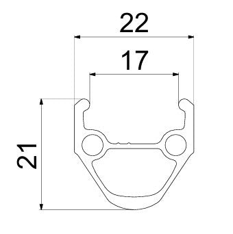 Paar MAVIC ACCESS R17 wielen