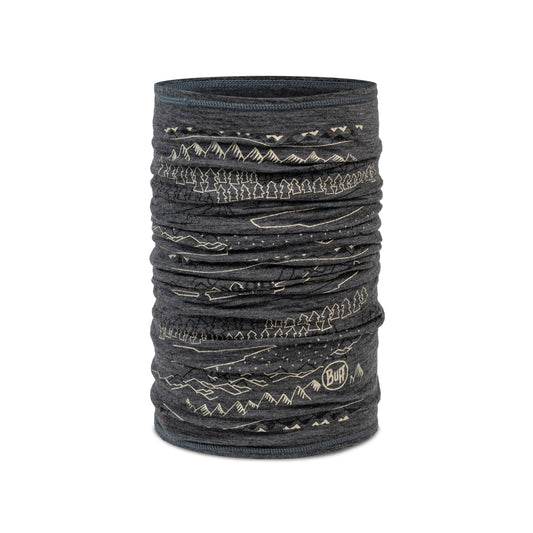 BUFF MERINO LIGHTWEIGHT PRINT Choker Grijs