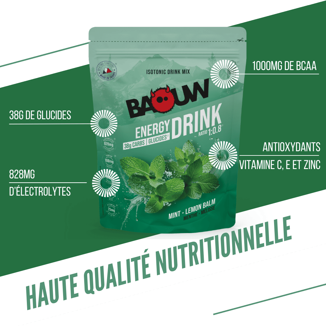 BAOUW ISOTONIC Energiedrank (585g) Mint/Melissa