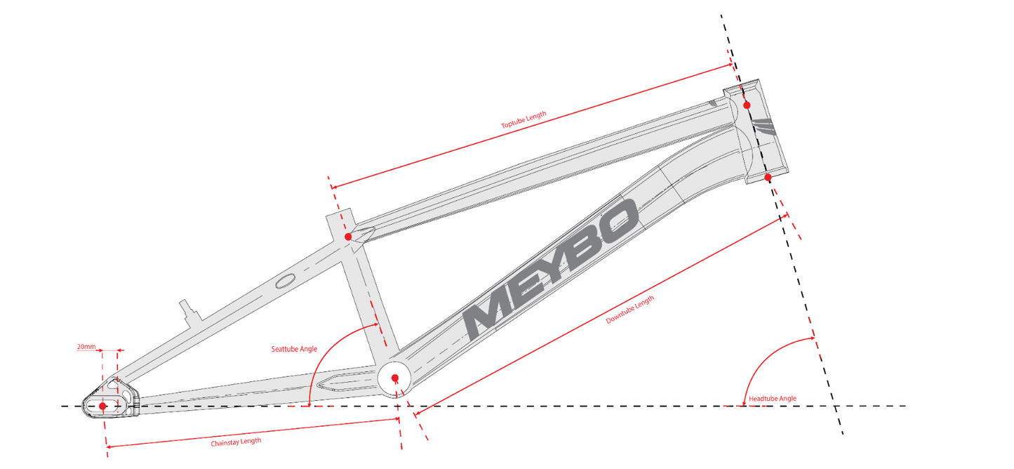 BMX MEYBO Superclass Pro 22" Grijs/Oranje 2025
