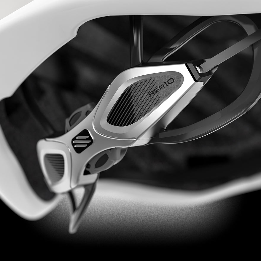 RUDY PROJECT NYTRON PRO Helm voor op de weg Wit geïriseerd mat
