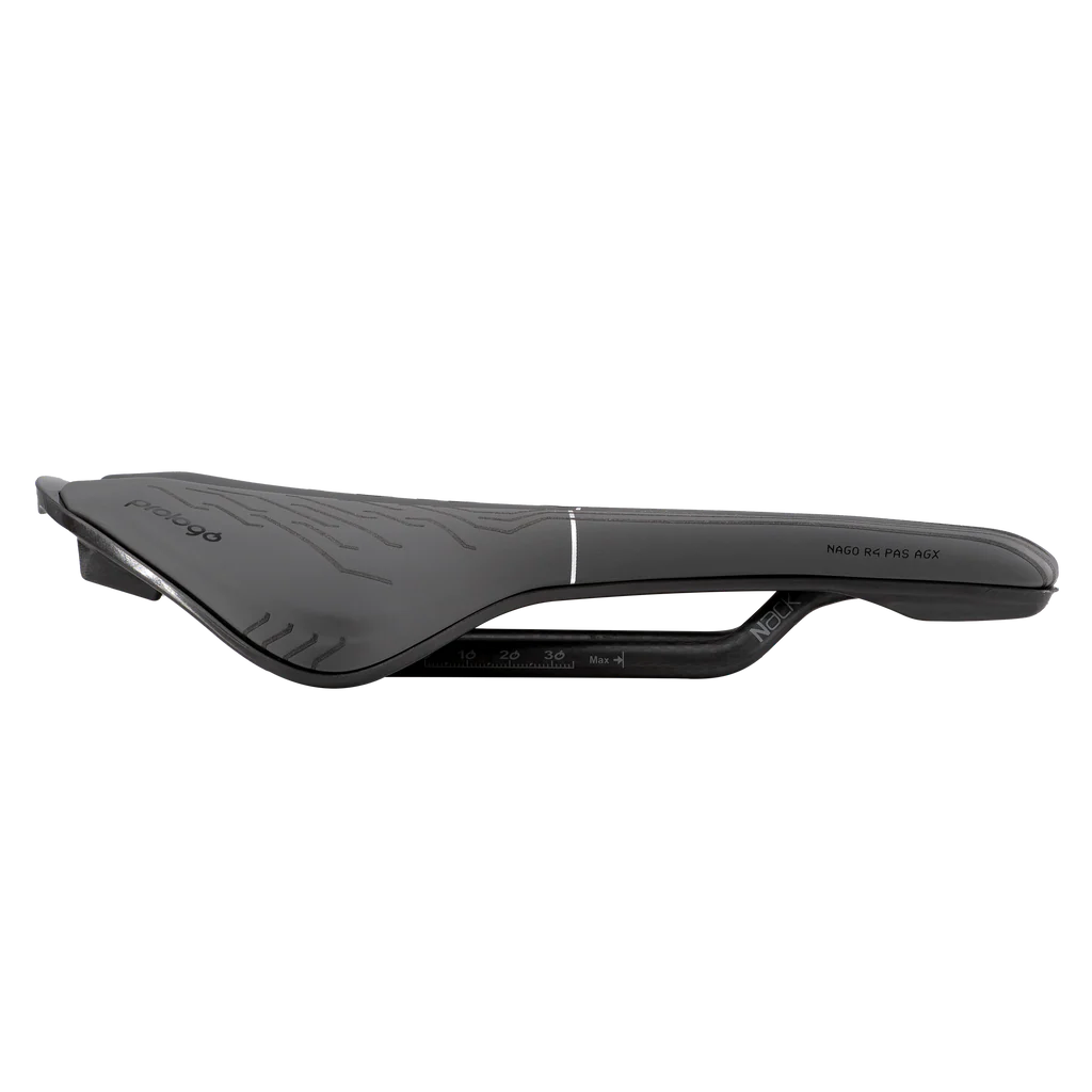 PROLOGO NAGO R4 PAS AGX 137mm Zadel Nack Rails Zwart