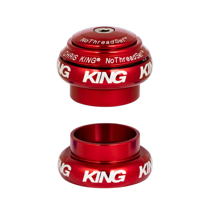 Externe balhoofdset CHRIS KING NOTHREADSET 1"1/8 EC34 Rood