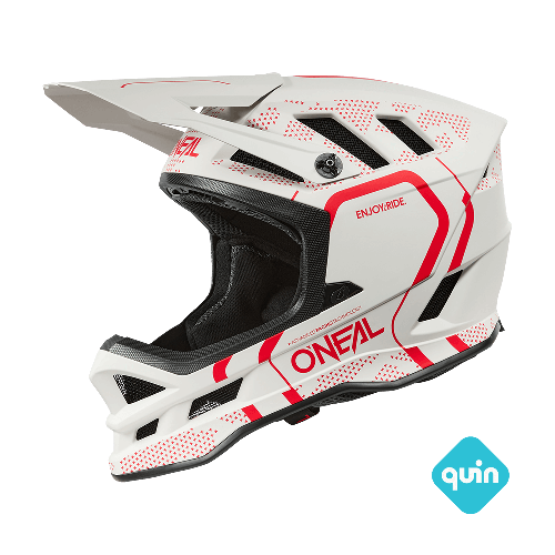 O'NEAL BLADE POLYACRYLITE STRIKE MTB Helm Wit/Rood