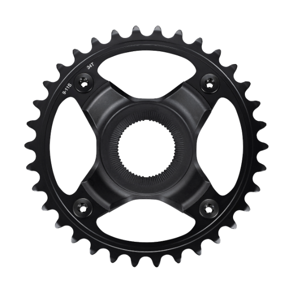 SHIMANO SM-CRE70-B 9/10/11 speed 34T 55 mm Mono kettingblad Zwart