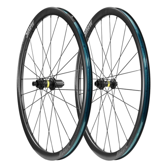 Paar MAVIC COSMIC SL 32 DISC 21mm wielen met banden (Centerlock)