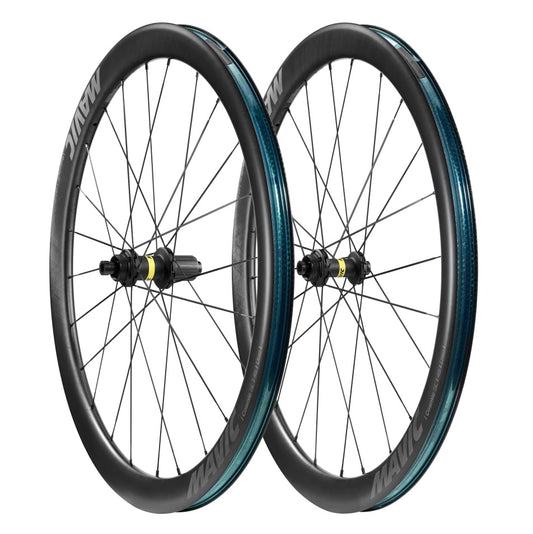 Paar MAVIC COSMIC SL 45 DISC 23mm wielen met banden (Centerlock)