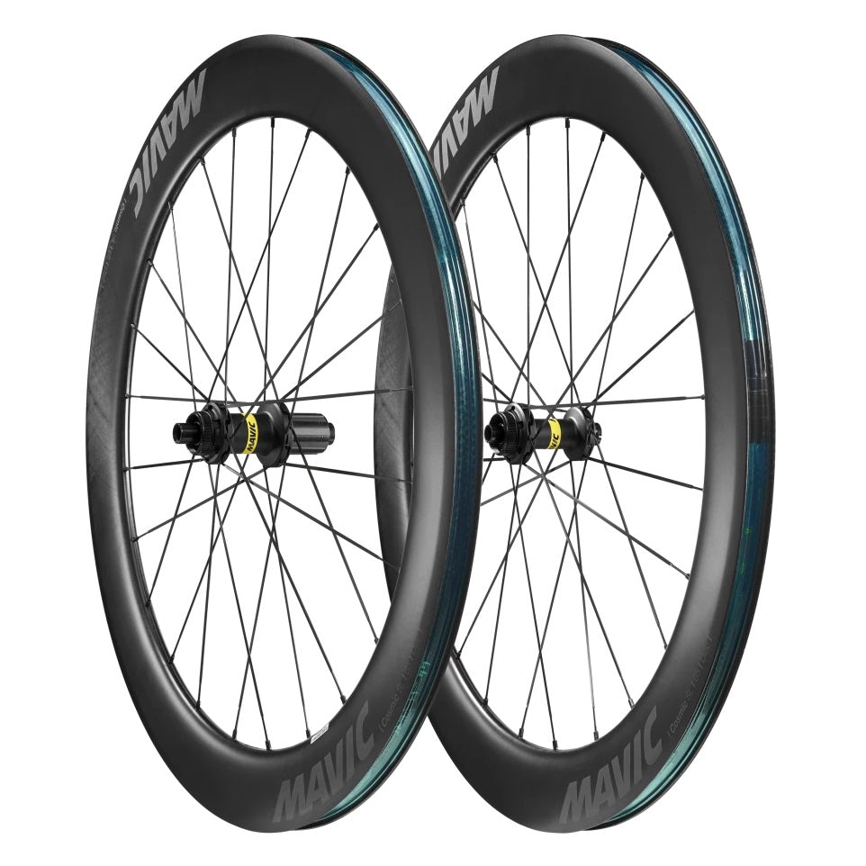 Paar MAVIC COSMIC SL 65 DISC 19mm wielen met banden (Centerlock)