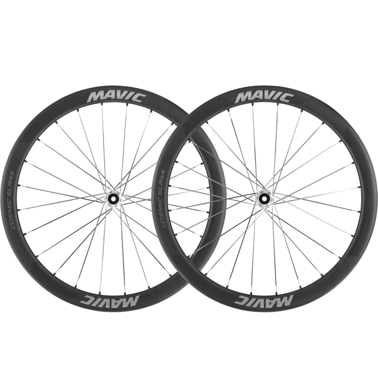 Wielpaar MAVIC COSMIC SLR 45 Tubeless Ready (Center Lock) Zilver