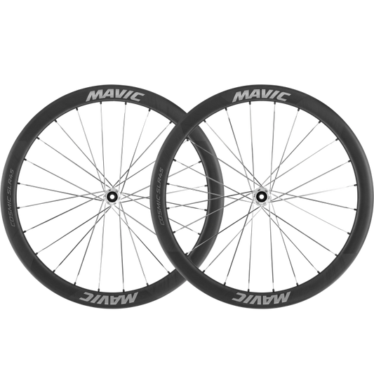 Wielpaar MAVIC COSMIC SLR 45 Tubeless Ready (Center Lock) Zwart/Zilver