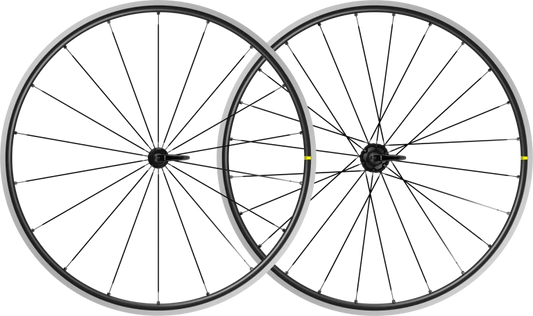 Paar MAVIC KSYRIUM S wielen met banden