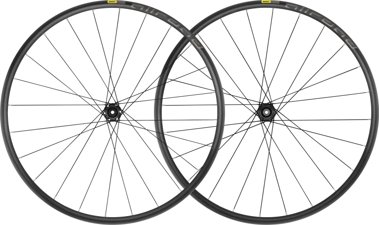 Paar MAVIC ALLROAD DISC wielen met banden (6 gaten)