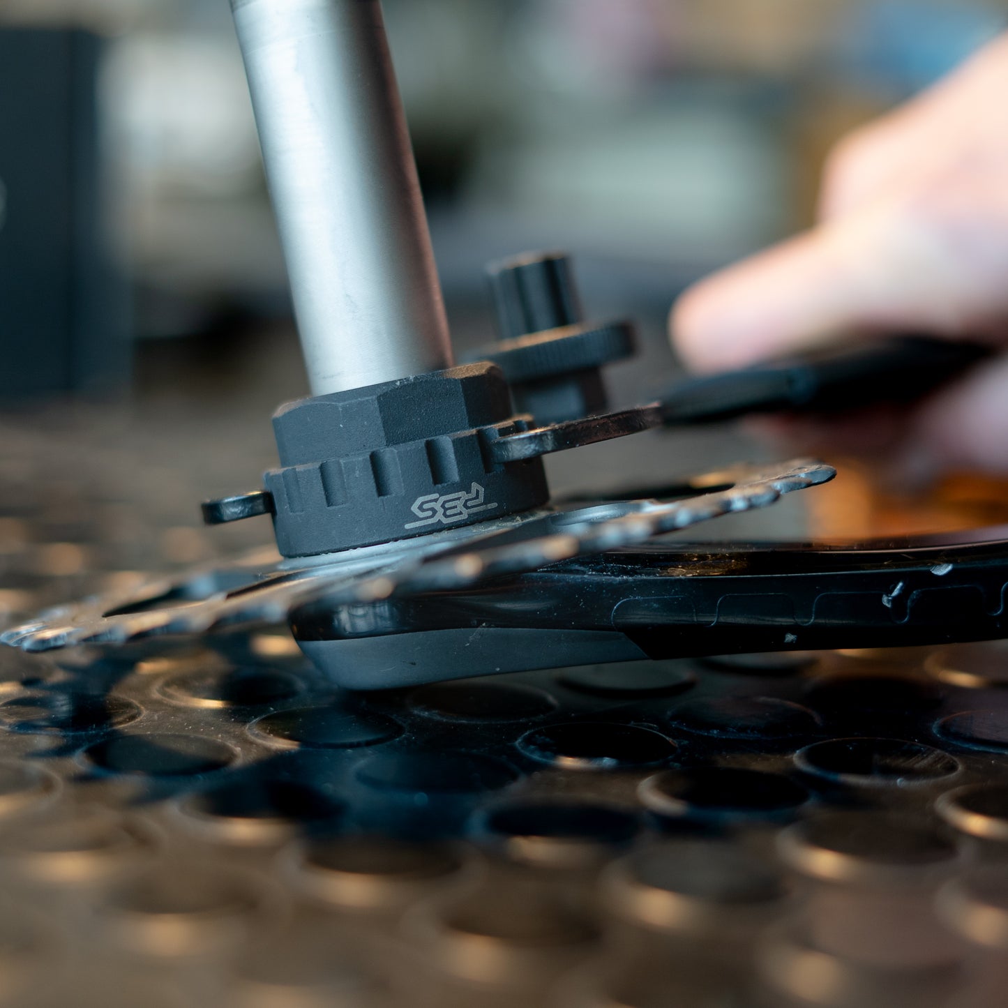 Sleutel voor Shimano kettingblad en PBS TOOLS 16-spline versnellingsbak