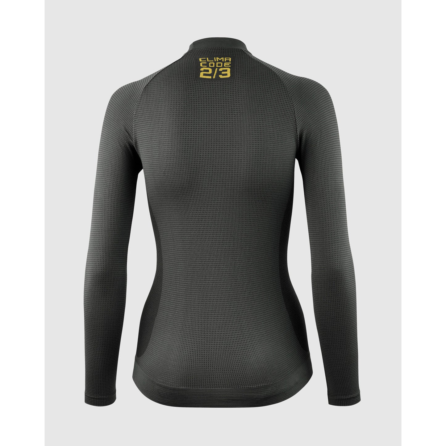 ASSOS WOM P1 Damesondergoed met lange mouwen Antracietgrijs