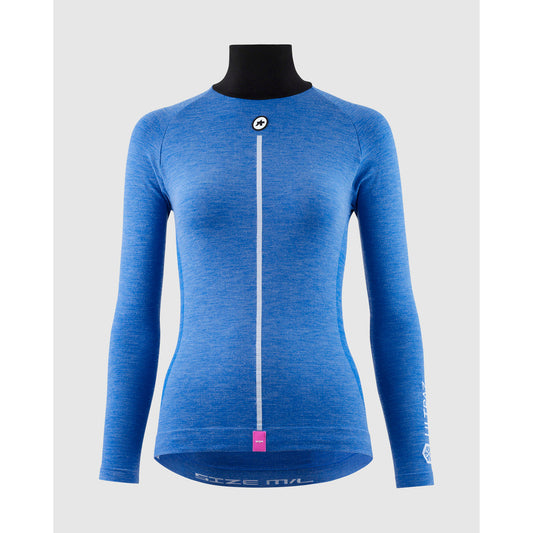 ASSOS WOM UZ P1 Dames ondergoed lange mouw Calypso Blu