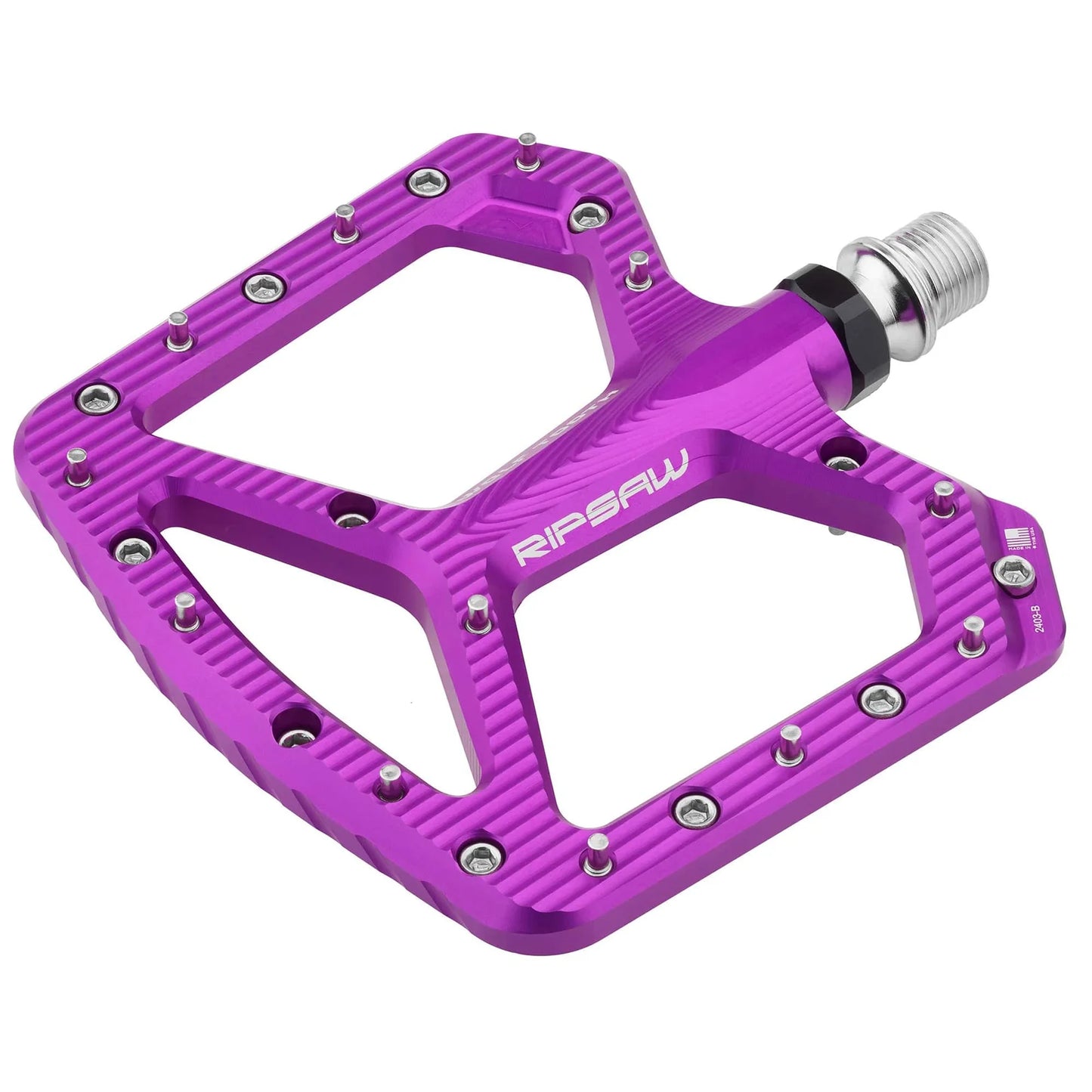 WOLF TOOTH RIPSAW platte pedalen, paars