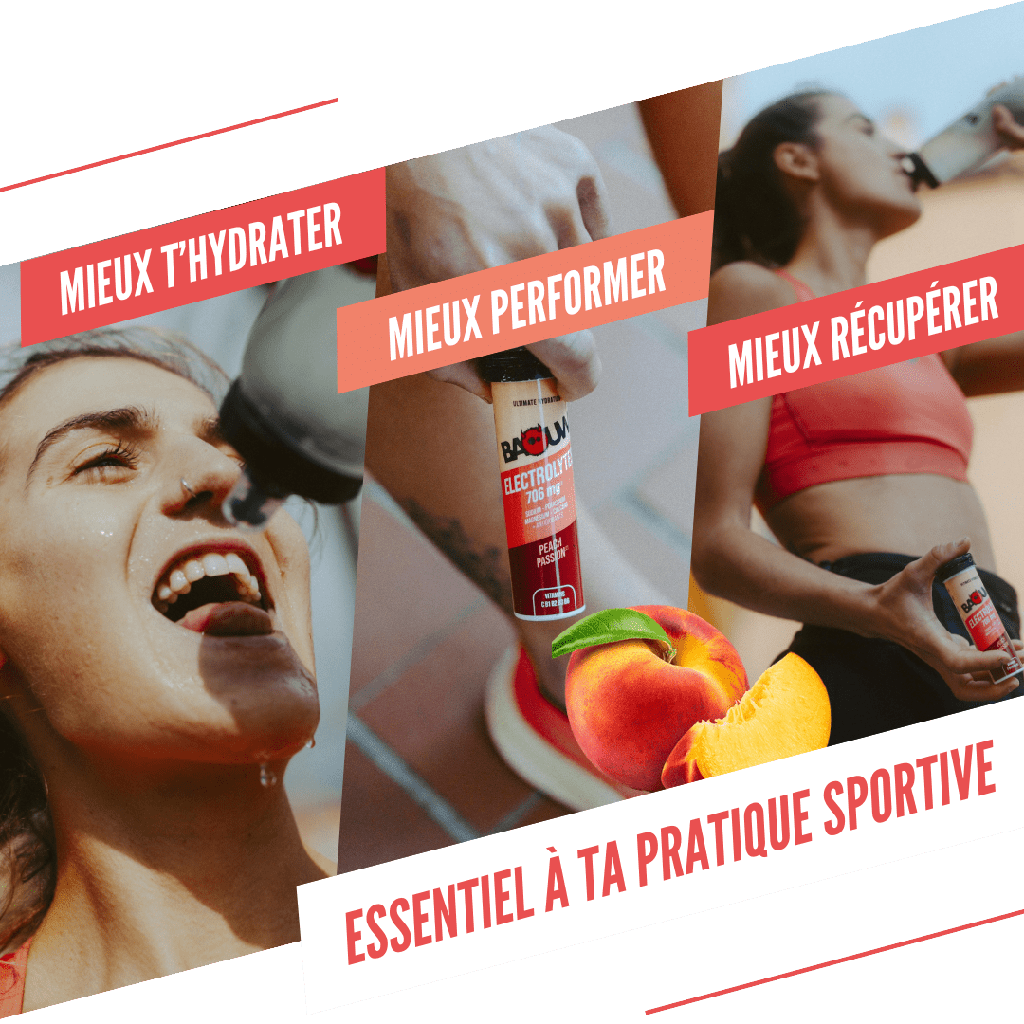 BAOUW Energiedrank (Tube van 10 tabletten) Perzik/Passie