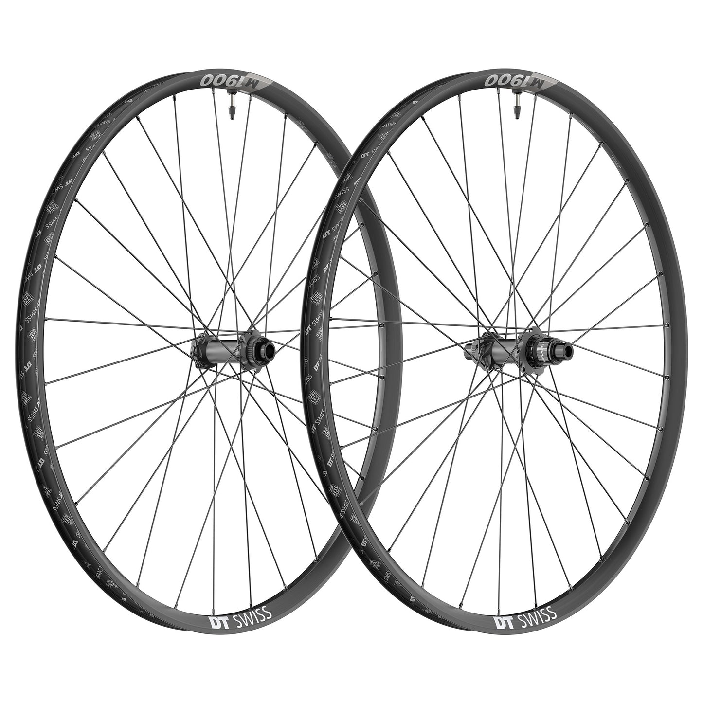 Paar DT SWISS M 1900 SPLINE 30 mm 27,5''15x100/12x142mm wielen