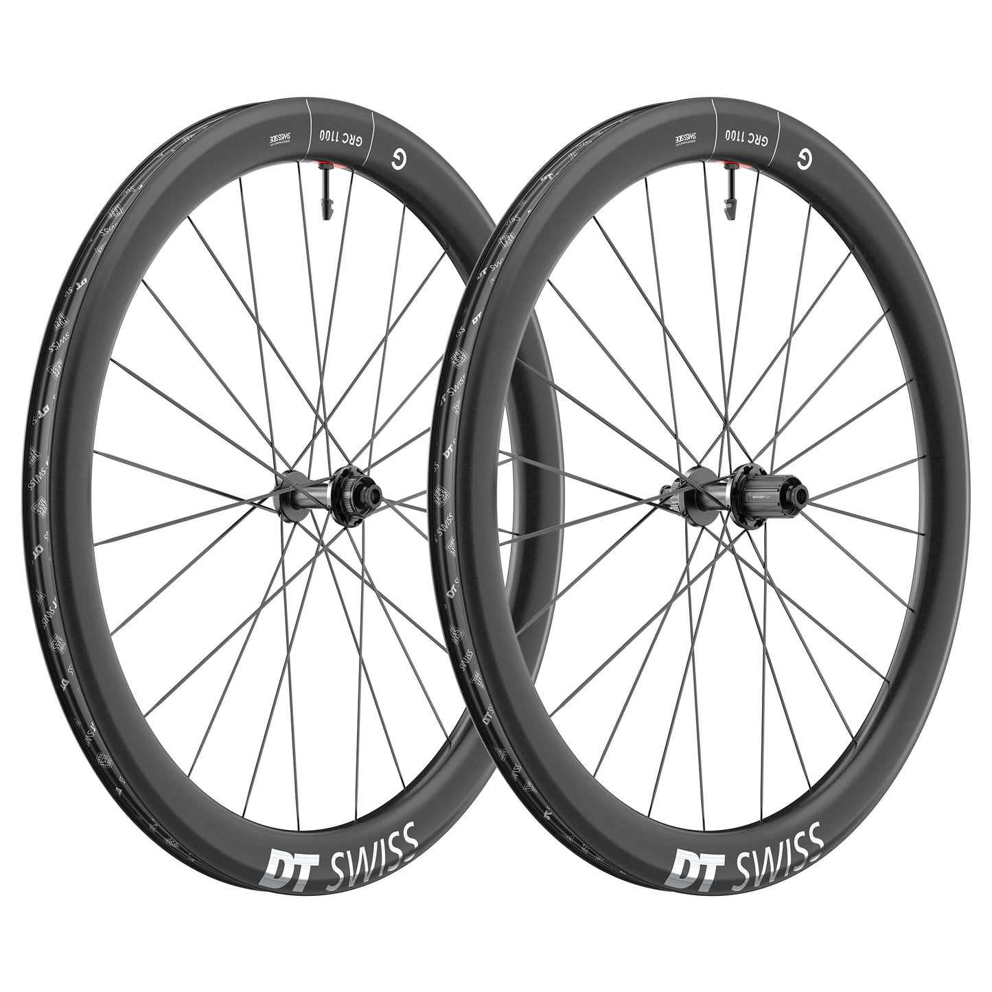 Wielpaar DT Swiss GRC 1100 DICUT 50 Disc Tubeless Ready (Center Lock)
