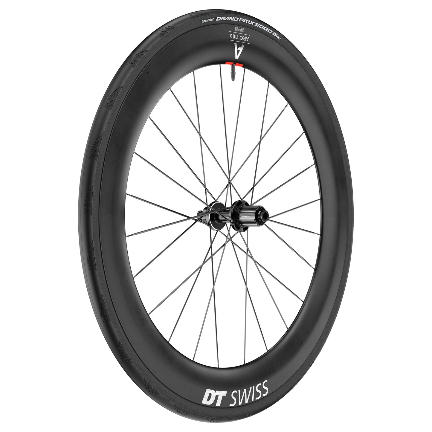 DT SWISS ARC 1100 DICUT WTS 65 Tubeless Ready Achterwiel (Center Lock)