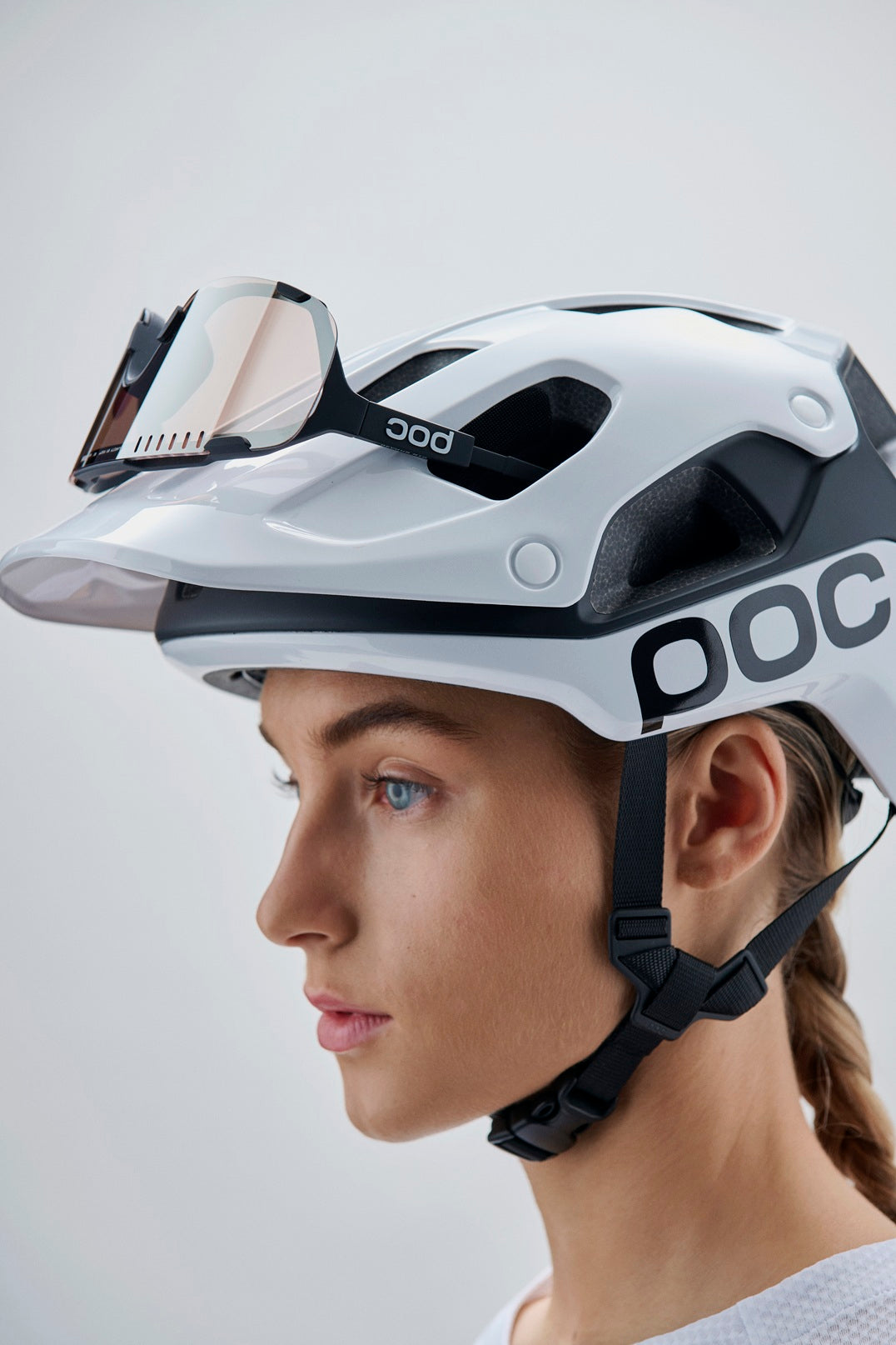 POC CULARIS PURE MTB Helm Wit/Zwart Mat