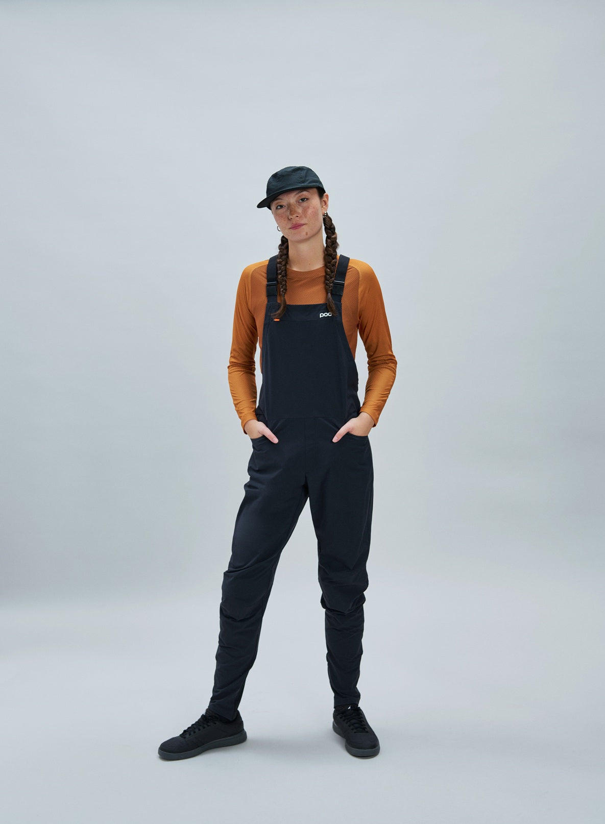 Damesbroek POC MOTION DUNGAREE Zwart