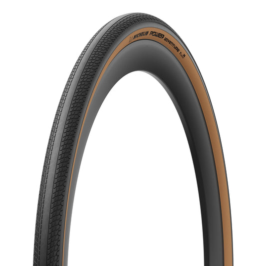 MICHELIN POWER ADVENTURE Competition Line 700x48c Tubeless Ready Bruin band