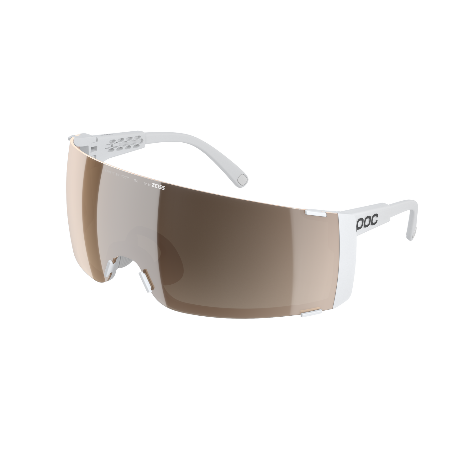POC PROPEL White Bril Helderheid Trail Deels Zonnig Zilverlens