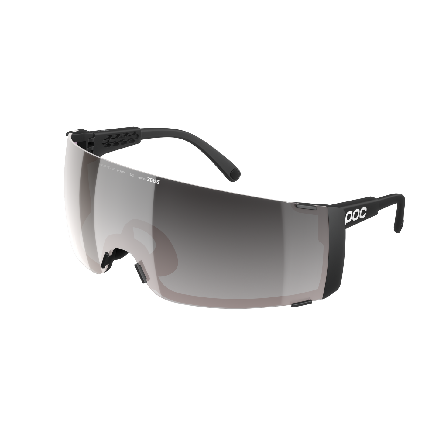 POC PROPEL + Zwarte Bril Helderheid Road Zonnig Zilverlens