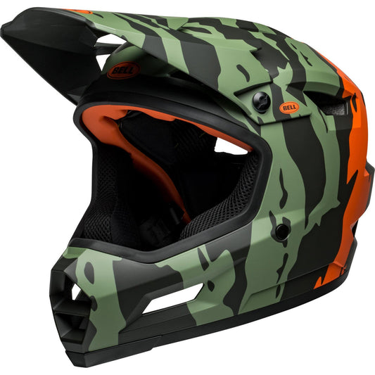 BELL SANCTION 2 DLX MIPS MTB Helm Groen/Oranje/Zwart