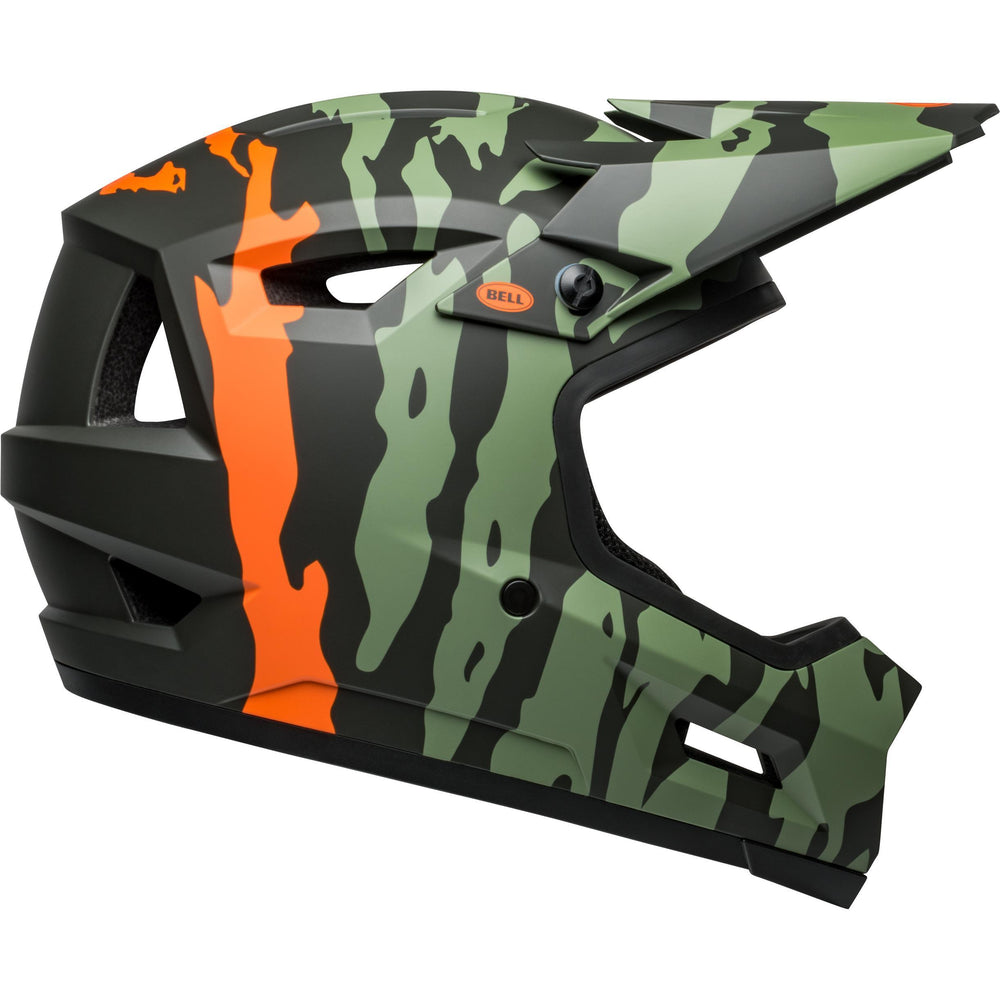 BELL SANCTION 2 DLX MIPS MTB Helm Groen/Oranje/Zwart